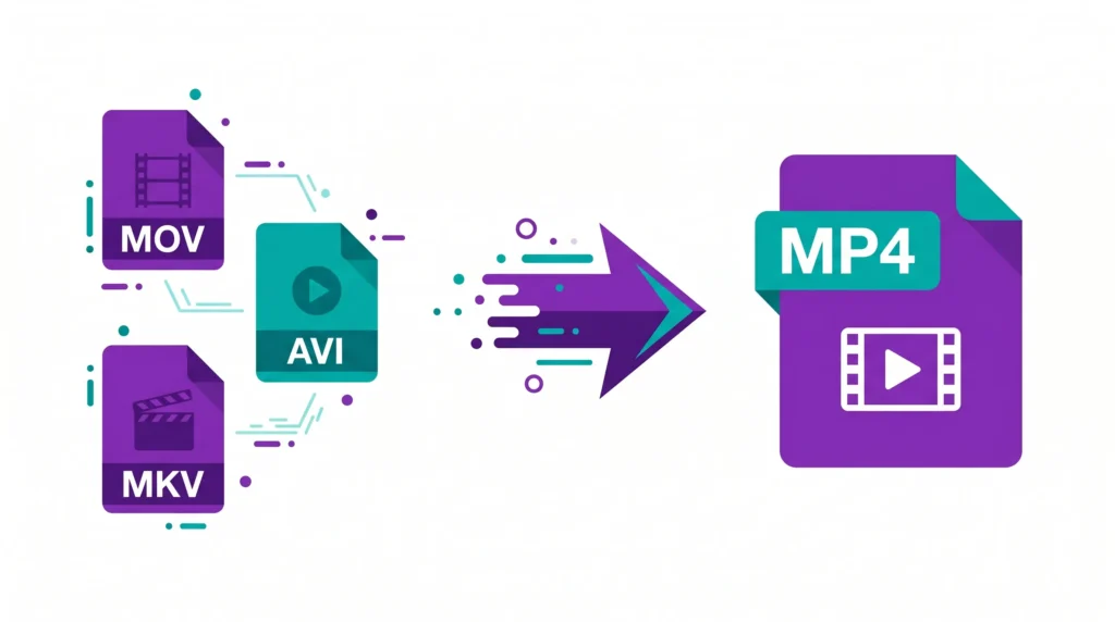 Free online video converter — convert MP4 MOV AVI MKV without installing software