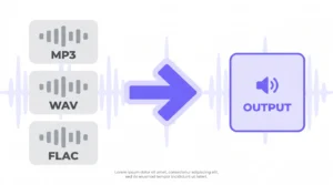 Free audio converter online — convert MP3 WAV FLAC without uploading files